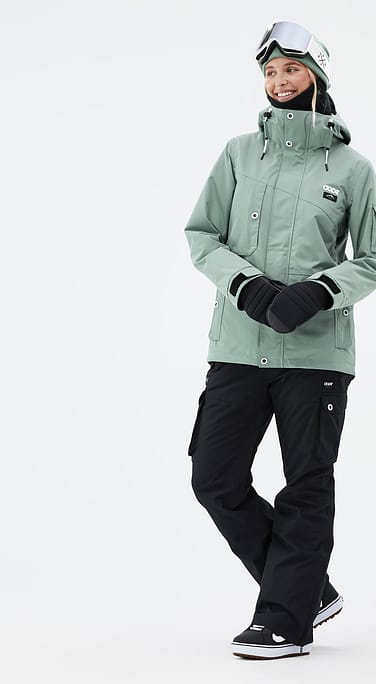 Dope Adept W Outfit de Snowboard Mujer Faded Green/Black