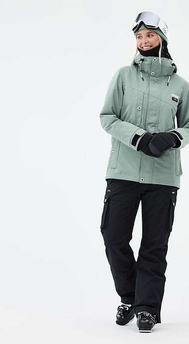 Dope Adept W Ski Outfit Dame Faded Green/Black