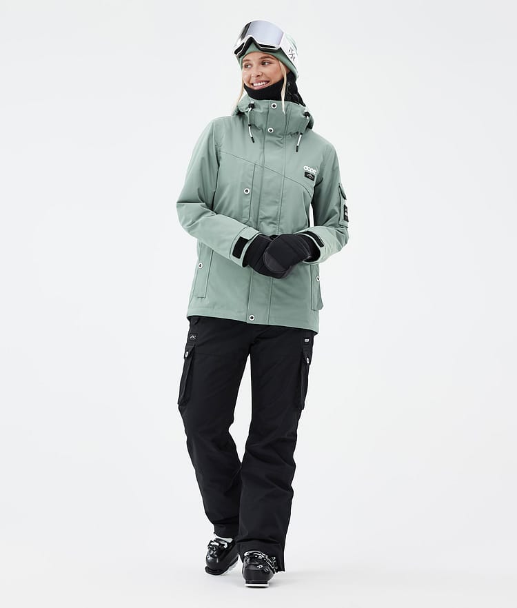 Dope Adept W Ski Outfit Dames Faded Green/Black