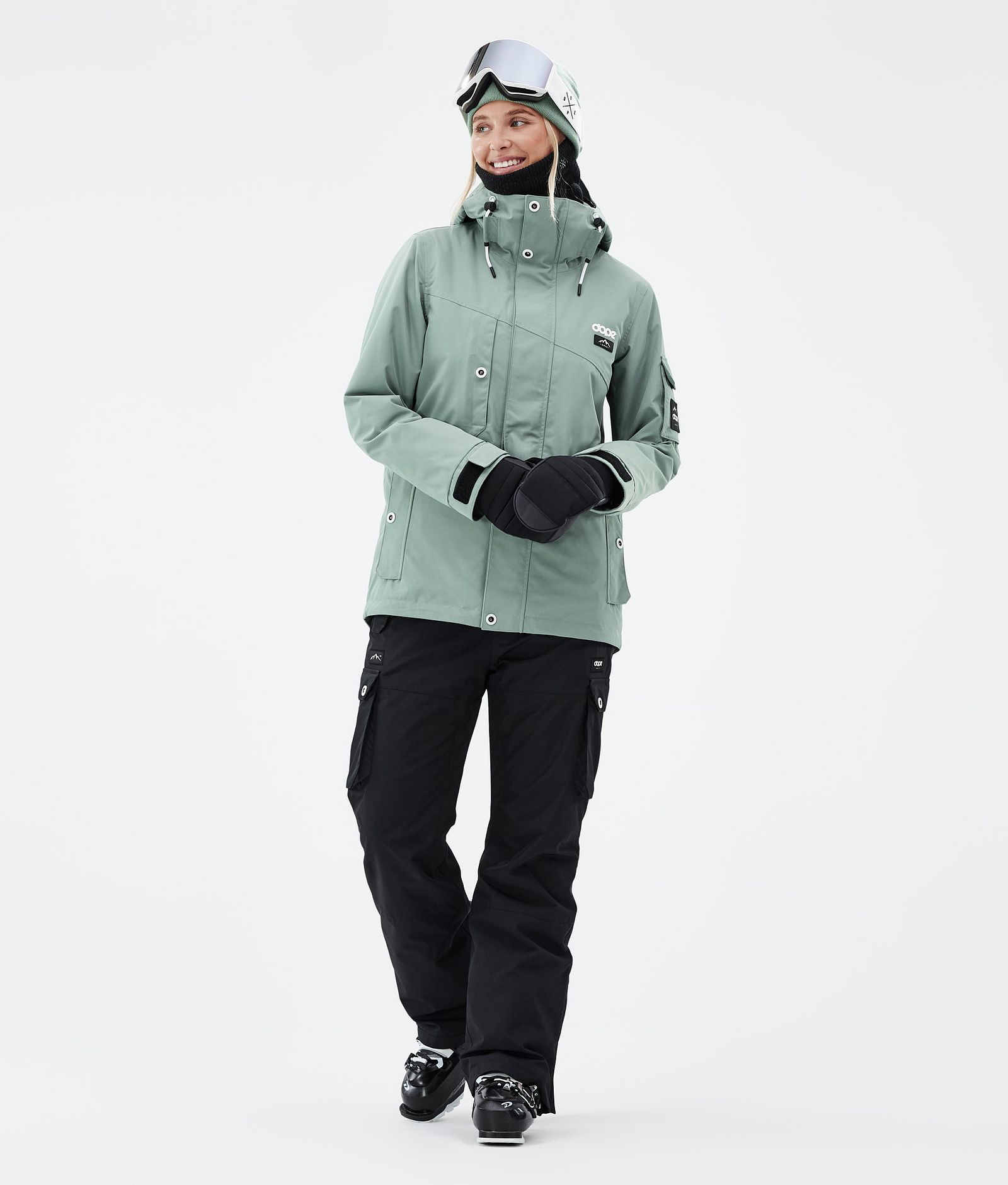 Dope Adept W Ski Outfit Women Faded Green/Black