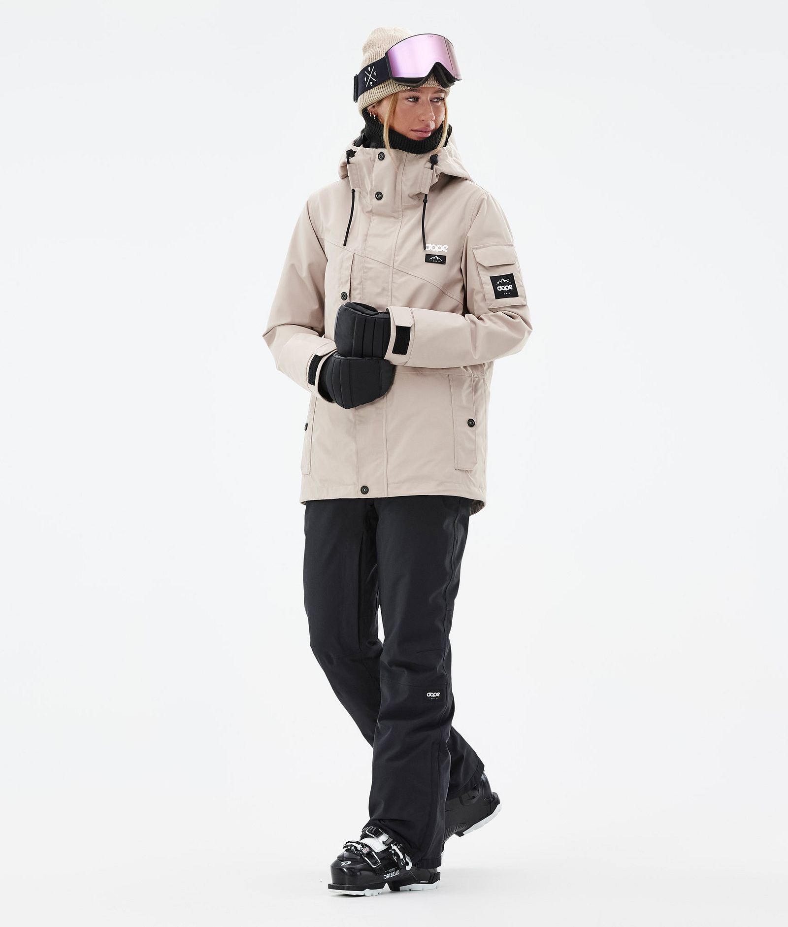 Dope Adept W Ski Outfit Women Sand/Black
