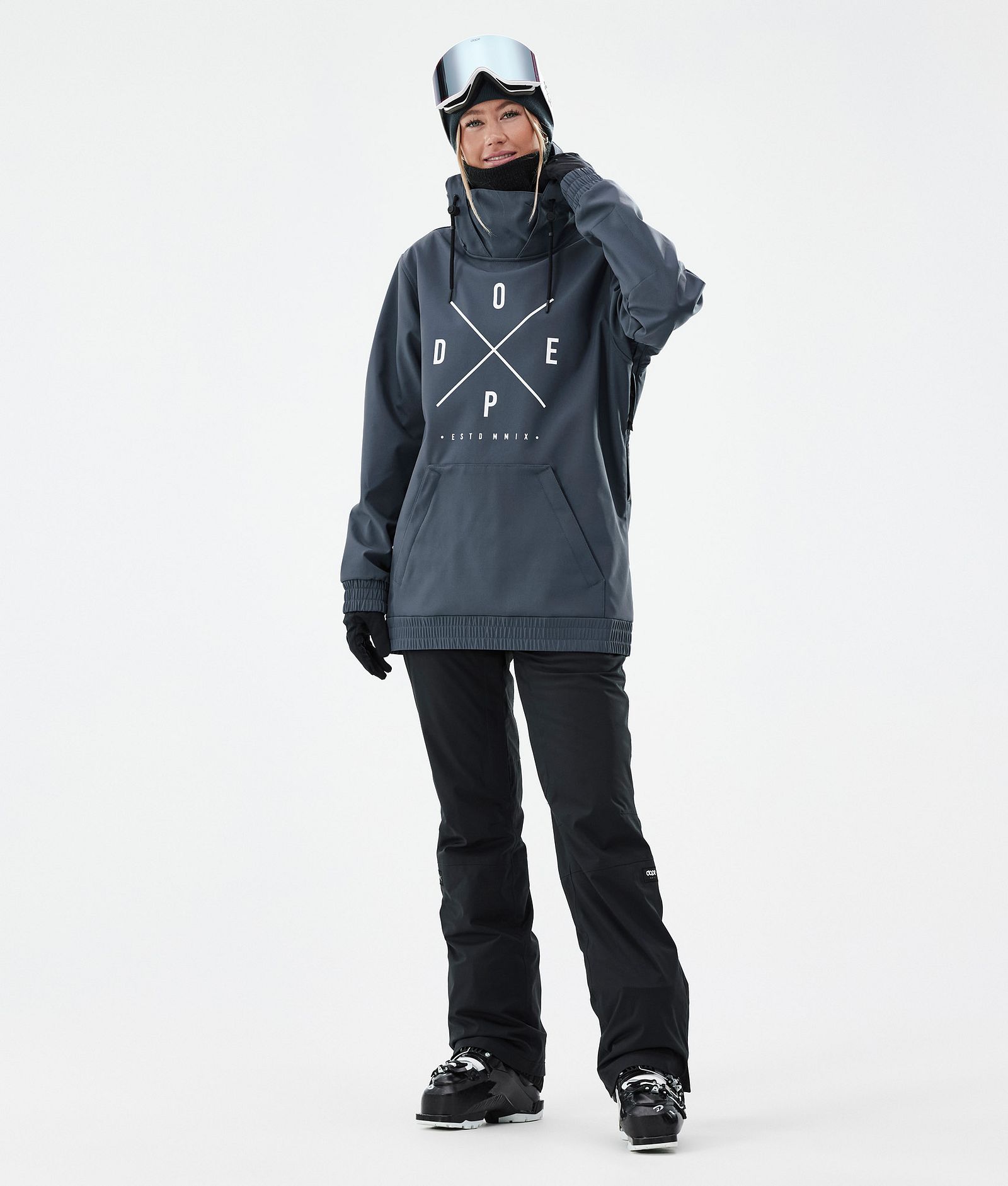 Dope Yeti W Ski Outfit Dames Metal Blue/Black
