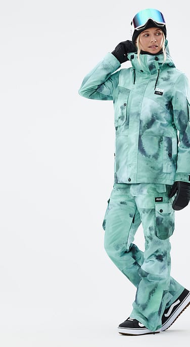 Dope Adept W Snowboard Outfit Dame Liquid Green/Liquid Green
