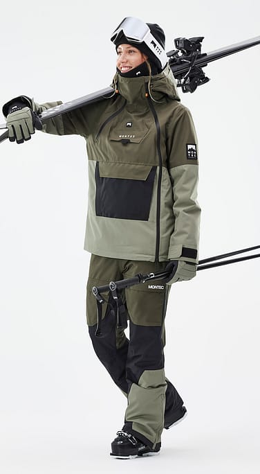 Montec Doom W Outfit de Esquí Mujer Olive Green/Black/Greenish