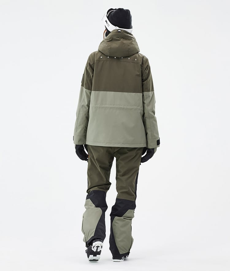 Montec Doom W Ski Outfit Dame Olive Green/Black/Greenish, Image 2 of 2