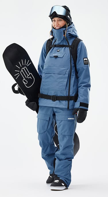 Montec Doom W Outfit Snowboardowy Kobiety Blue Steel