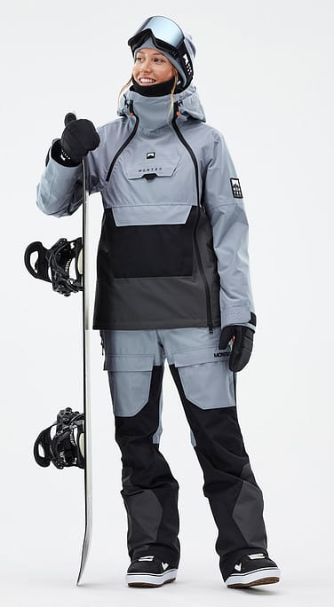 Montec Doom W Snowboardový Outfit Dámské Soft Blue/Black/Phantom