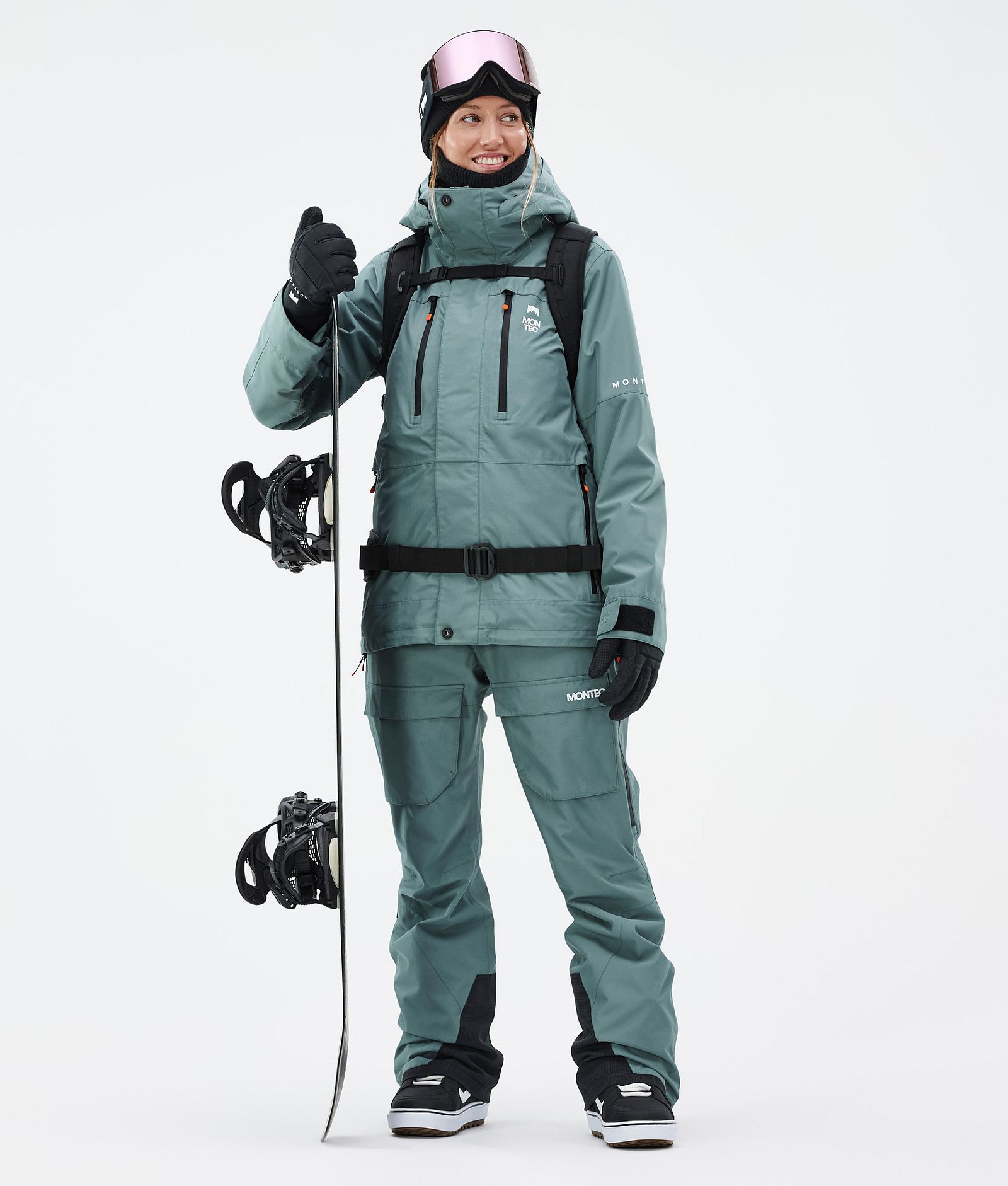 Montec Fawk W Outfit Snowboardowy Kobiety Atlantic