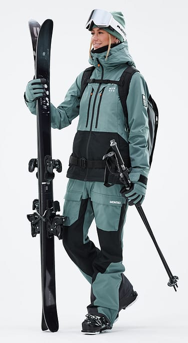Montec Moss W Outfit de Esquí Mujer Atlantic/Black