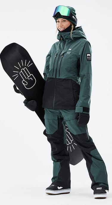 Montec Moss W Outfit Snowboardowy Kobiety Dark Atlantic/Black