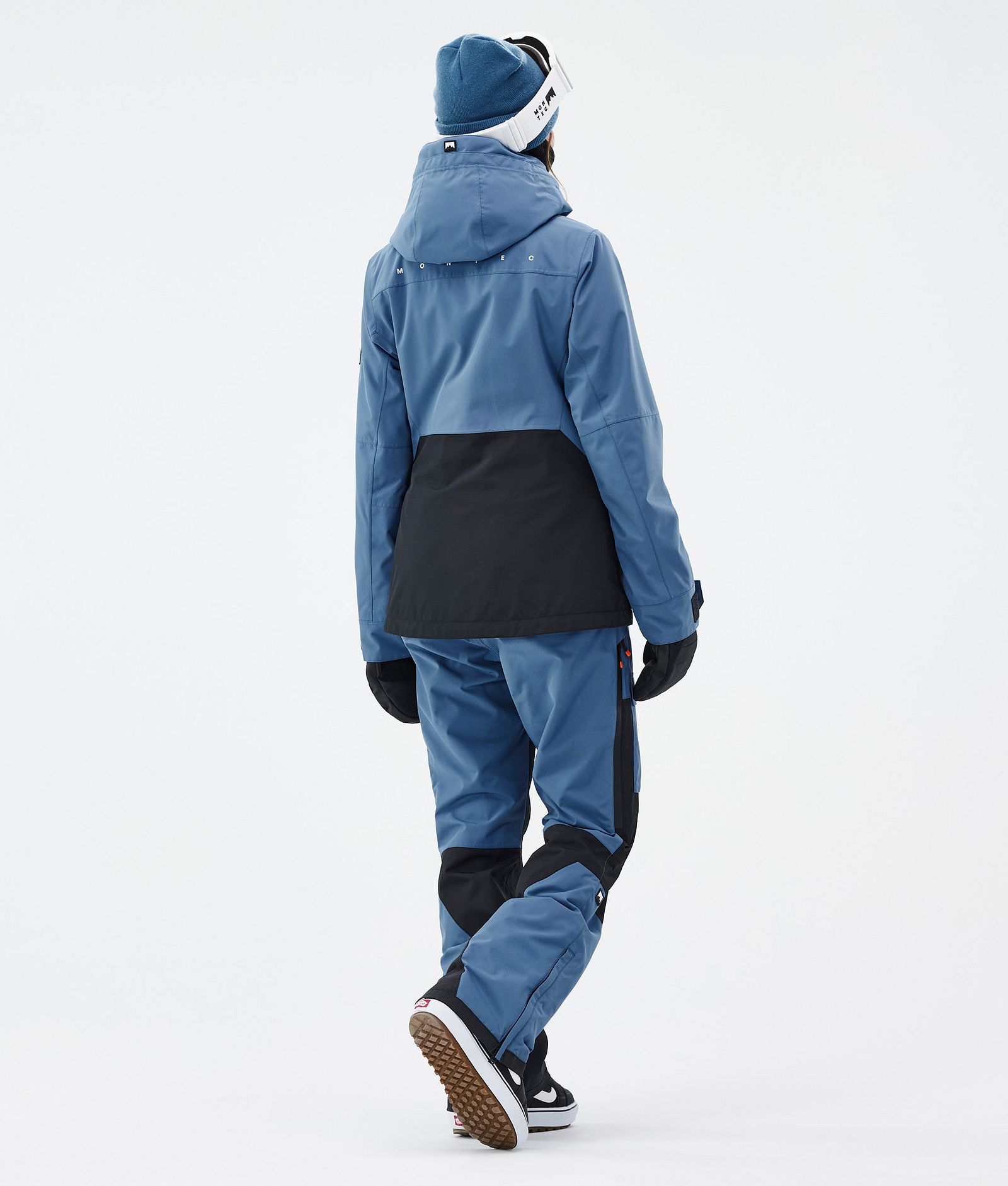 Montec Moss W Outfit Snowboardowy Kobiety Blue Steel/Black