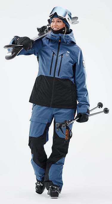Montec Moss W Ski Outfit Dame Blue Steel/Black