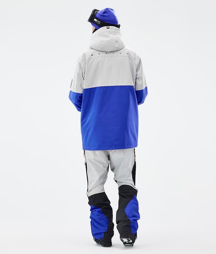 Montec Doom Ski Outfit Herre Light Grey/Black/Cobalt Blue