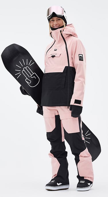 Montec Doom W Outfit Snowboardowy Kobiety Soft Pink/Black