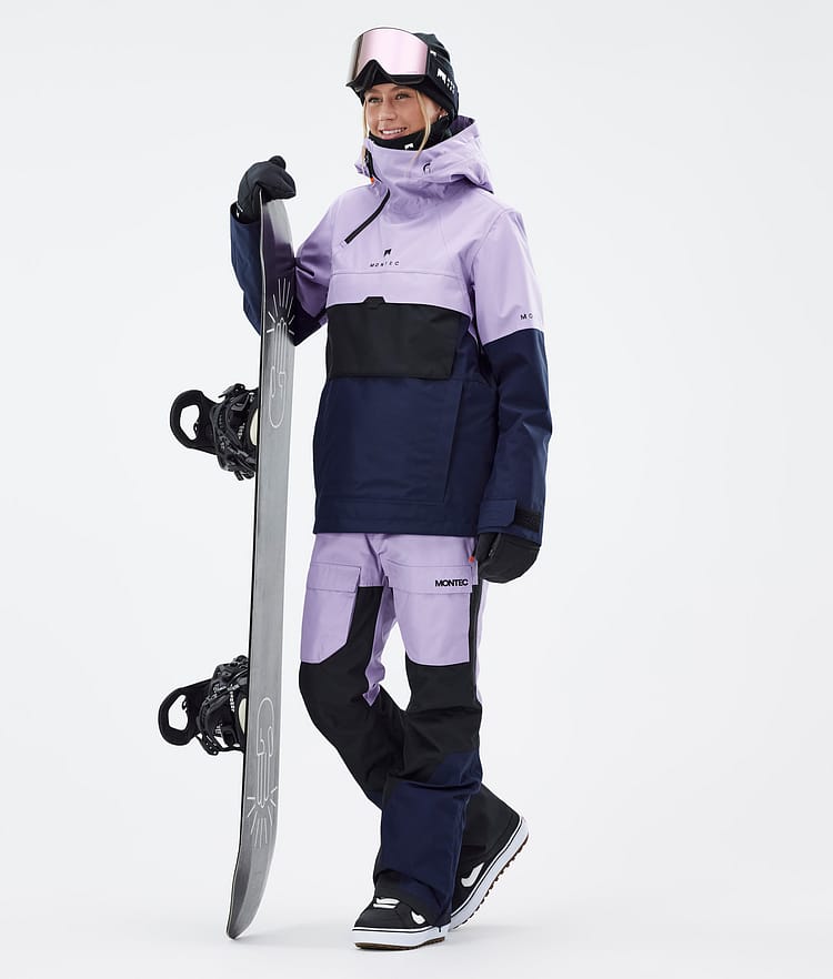 Montec Dune W Snowboardový Outfit Dámské Faded Violet/Black/Dark Blue, Image 1 of 2
