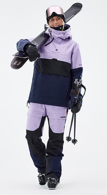 Montec Dune W Ski Outfit Dames Faded Violet/Black/Dark Blue