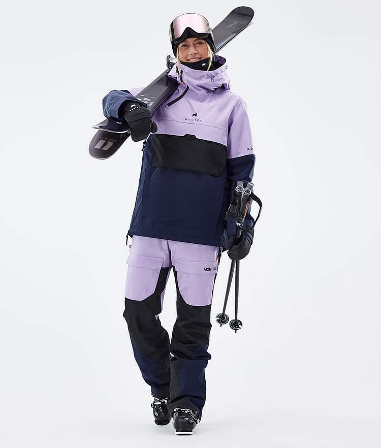 Montec Dune W Outfit Ski Femme Faded Violet/Black/Dark Blue