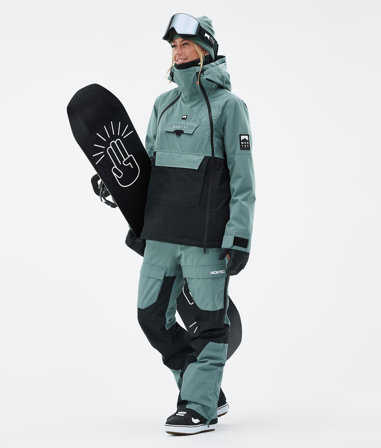 Montec Doom W Outfit de Snowboard Mujer Atlantic/Black