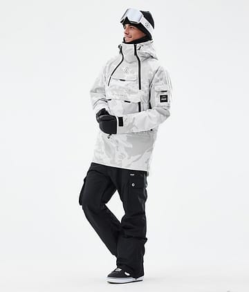Dope Akin Snowboard Outfit Grey Camo/Black