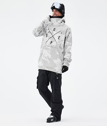 Dope Yeti Ski Outfit Men Grey Camo/Black
