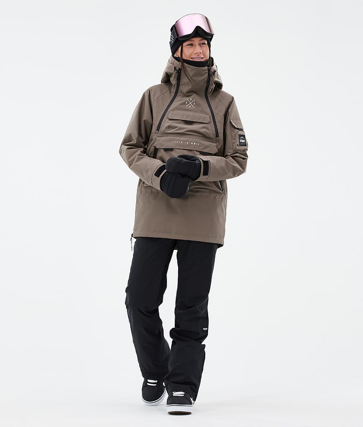Dope Akin W Snowboard Outfit Dames Walnut/Black, Image 1 of 2