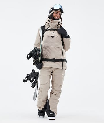 Montec Doom W Outfit Snowboardowy Kobiety Sand/Sand