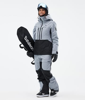 Montec Moss W Outfit Snowboardowy Kobiety Soft Blue/Black