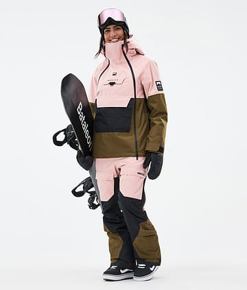 Montec Doom W Outfit Snowboardowy Kobiety Soft Pink/Black/Fatigue