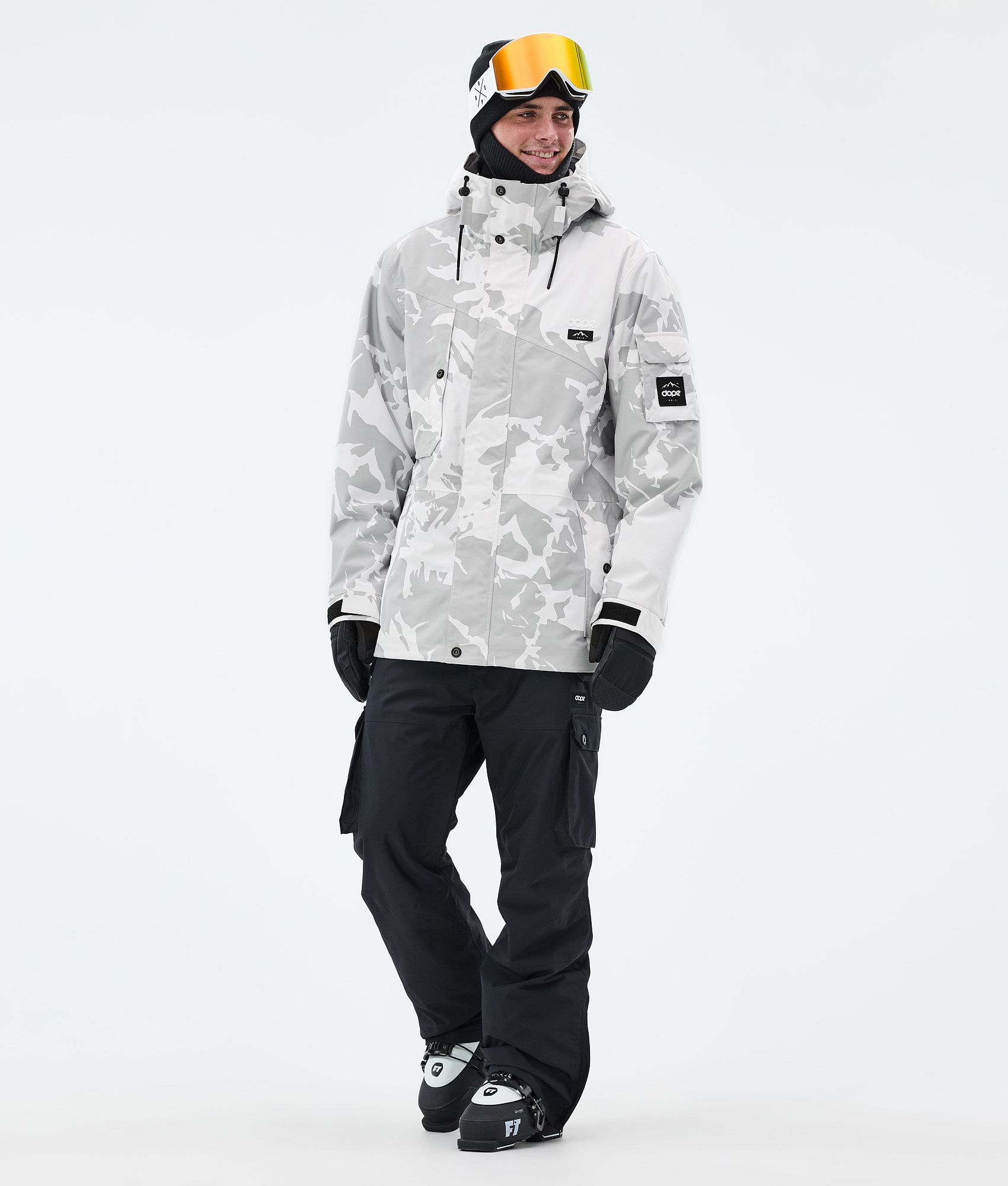 Dope Adept/Iconic Outfit Narciarski Mężczyźni - Grey Camo/Black