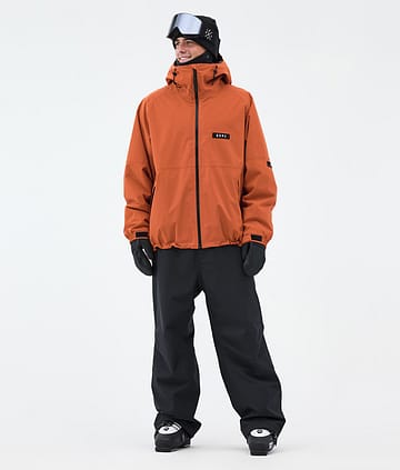 Dope Spartan Ski Outfit Men Burned Orange/Black