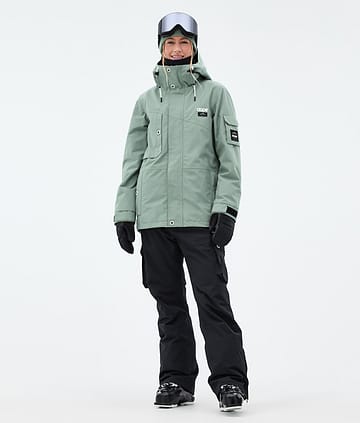 Dope Adept W Ski Outfit Dames Faded Green/Black