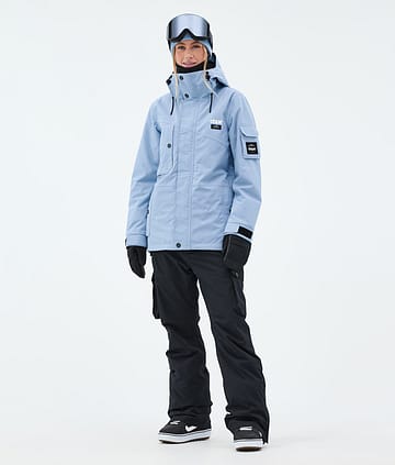 Dope Adept W Snowboard Outfit Light Blue/Black