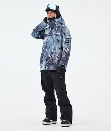 Dope Adept W Snowboard Outfit Dames Punk Blue/Black