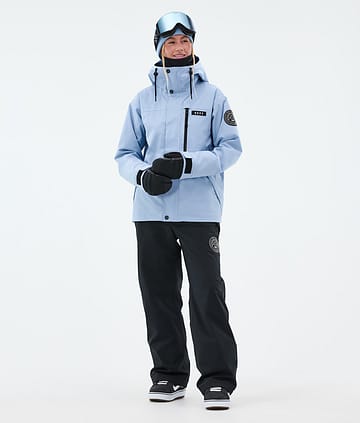 Dope Blizzard W Full Zip Outfit Snowboard Donna Light Blue/Black