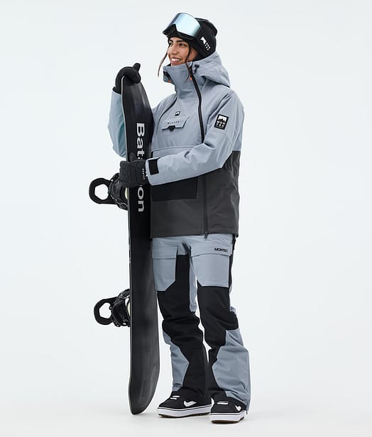 Montec Doom W Snowboard Outfit Soft Blue/Black/Phantom