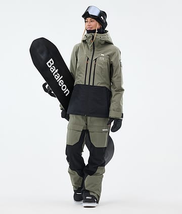 Montec Moss W Snowboard Outfit Women Greenish/Black