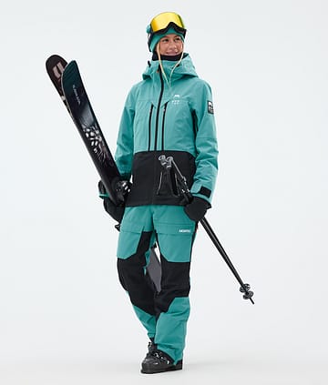 Montec Moss W Ski Outfit Women Turquoise/Black