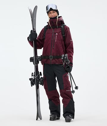 Montec Oracle W Ski Outfit Dames Burgundy