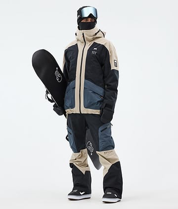 Montec Morpheus Outfit Snowboard Uomo Sand/Black/Metal Blue