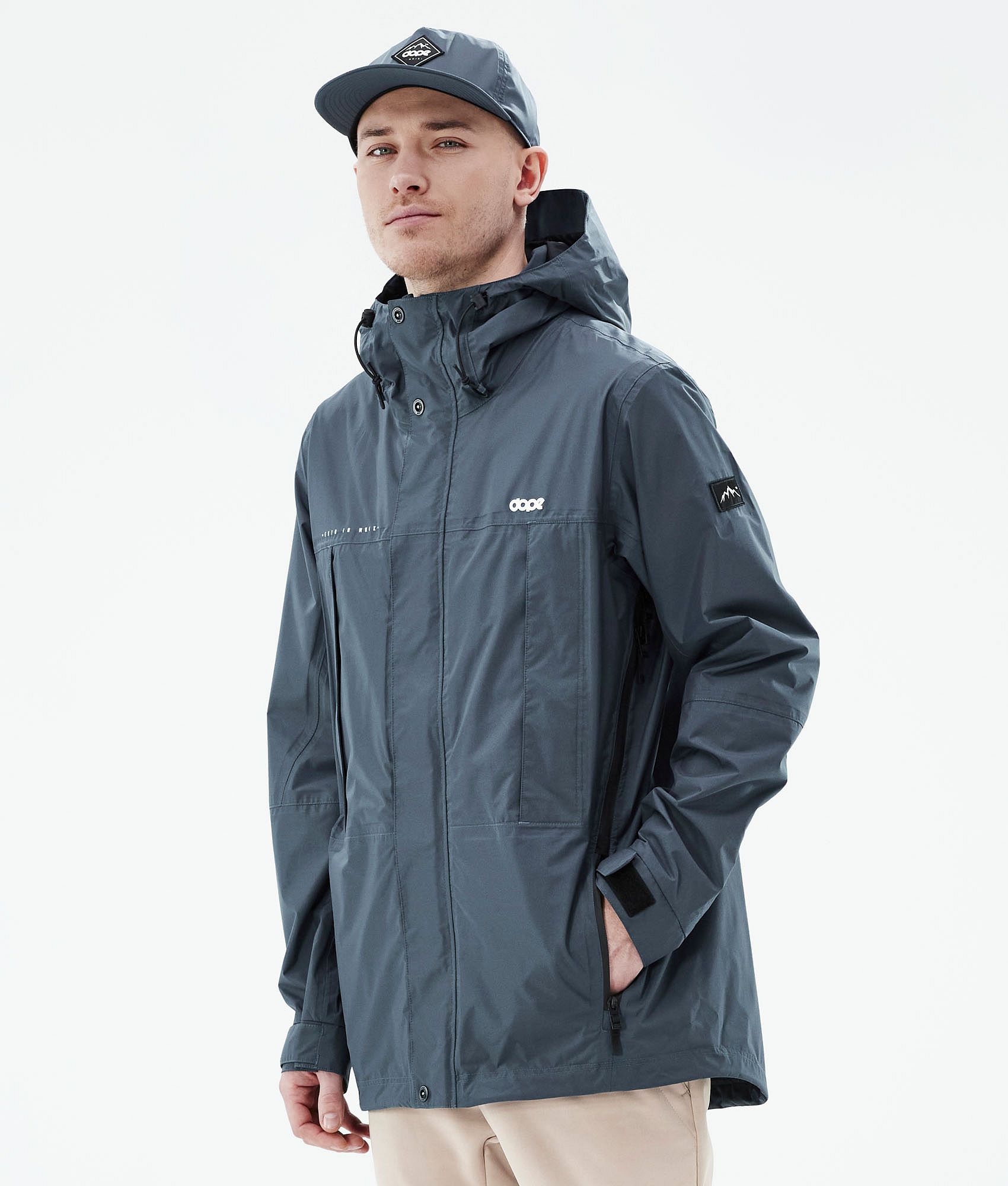 Veste Homme Légère Imperméable Et Anti-vent - Avec Capuche Amovible - Pour Randonnée, Sport, Voyages 4 Saisons - 10