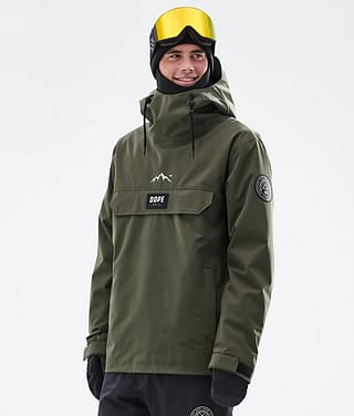 dope blizzard giacca olive green uomo