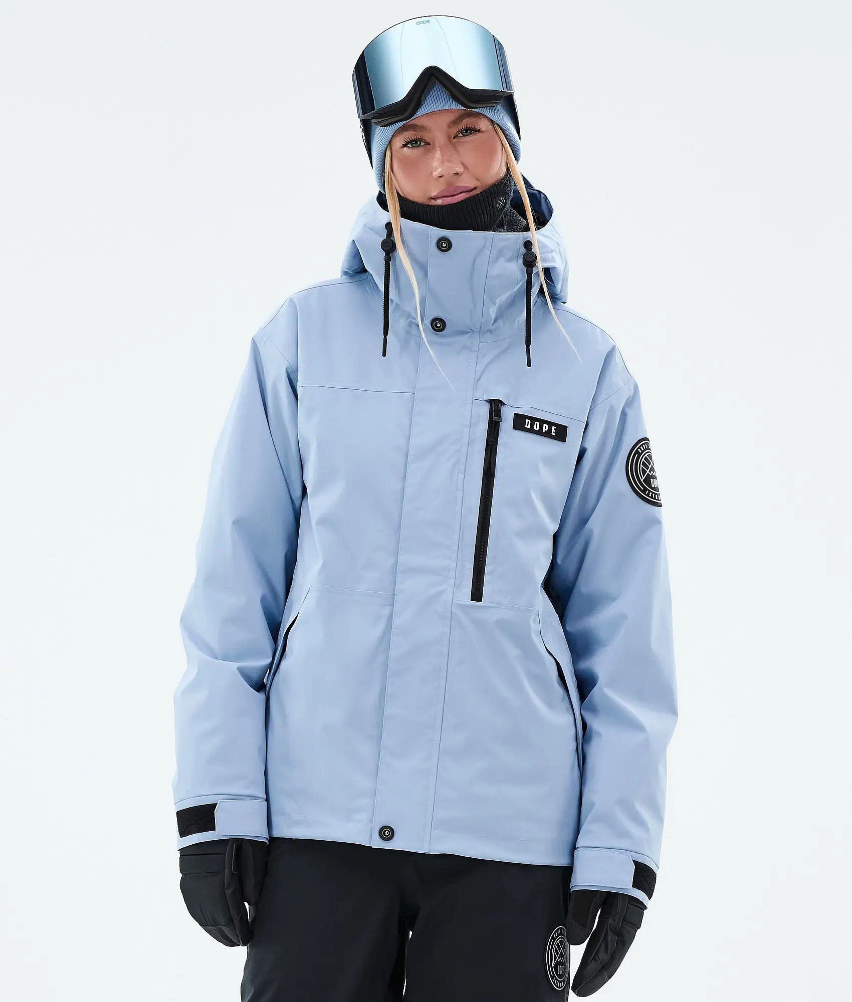 Dope Blizzard W Full Zip Chaqueta Esquí Mujer Light Blue