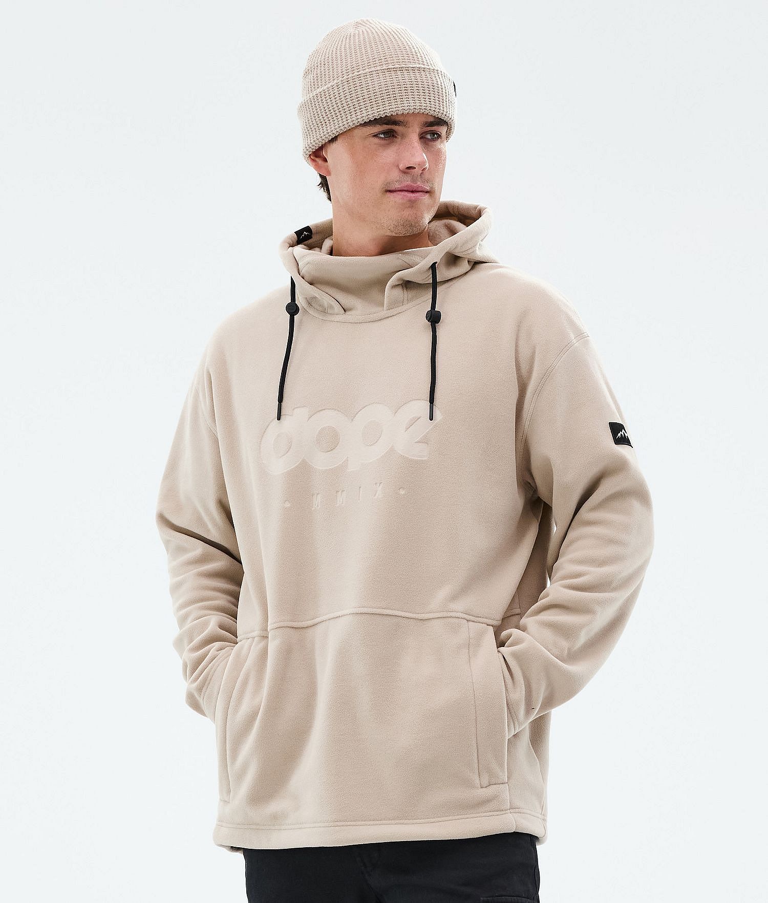 Dope Cozy II Fleece Hoodie Herren Sand