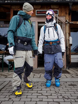 Laut Johan wird ein perfekter Tag auf der Piste mit allen geteilt, die die gleiche Einstellung haben