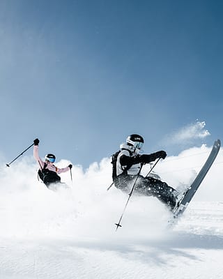 According to Max, the perfect day—riding powder in the Alps with friends.